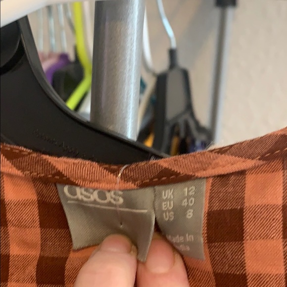 ❄️ASOS design trapeze seersucker mini dress - Picture 8 of 8